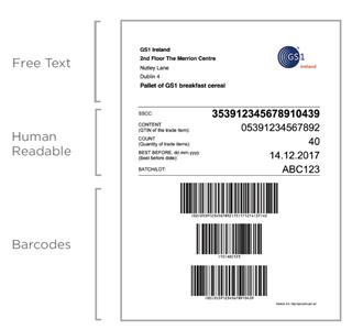 Sample GS1 Pallet Logistics Label with SSCC web-2